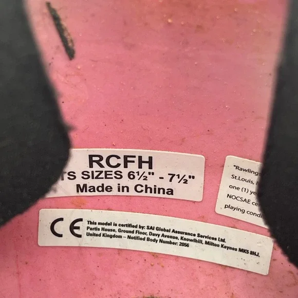 Rawlings RCFH Pink 6.5-7.5 Softball Batting Helmet + Face Guard WALRCFHMSBFG-OPK - Picture 2 of 16